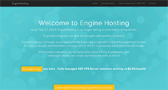 Desktop Screenshot of enginehosting.com